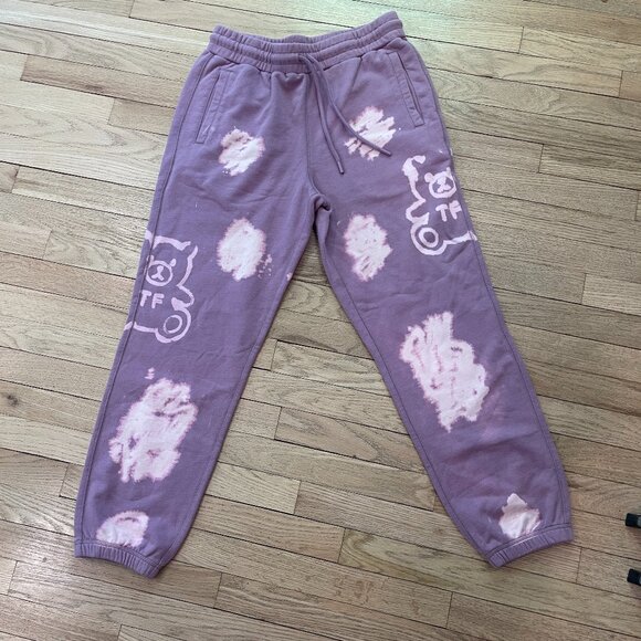 042 Teddy Fresh Bleach Graphic Sweatpants NWOT Size Small - Picture 4 of 8